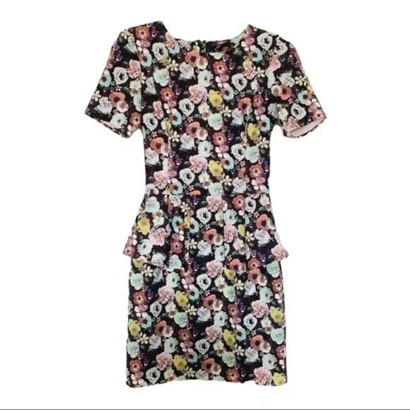 H&M | Dresses | Hm Dress Floral Print Peplum Sheath Dress Black Fall Holiday Sz 4 | Poshmark H&M | Dresses | Hm Dress Floral Print Peplum Sheath Dress Black Fall Holiday Sz 4 | Poshmark